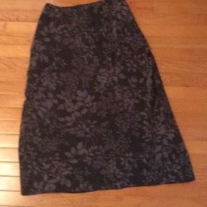 Maxi floral skirt
